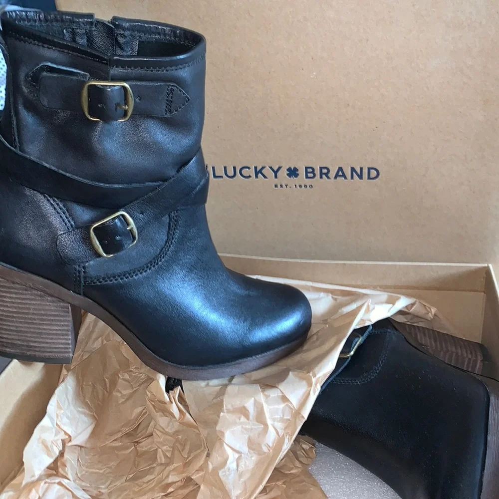 Lucky Brand LK-ORENZO Leather Boots — 8M — NWT - Picture 3 of 15